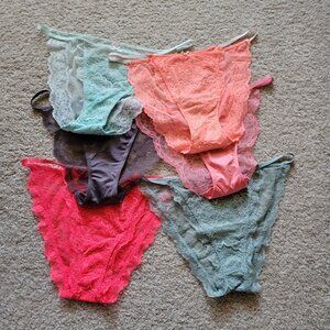 NWOT Victoria's Secret String Panty Assortment of 6
